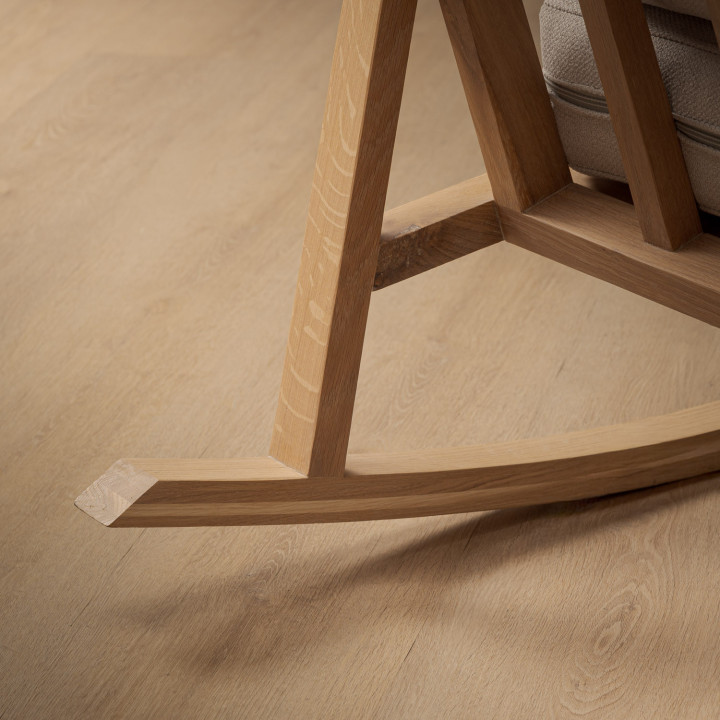 Arabella Fabric Rocking Chair - Oak - Nordic Sand - 9