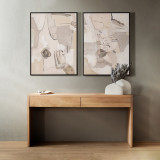 Timeless Veil - Hand Painted Wall Art - Set Of 2 - 2
