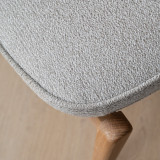 Lucian Fabric Dining Chair - Ivory - 9