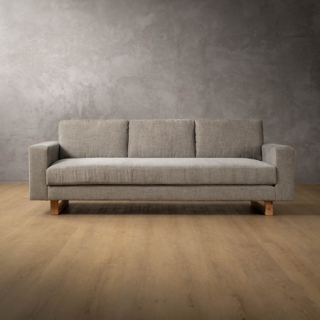Clarkson 3-Seater Fabric Couch - Forest Ash - 1