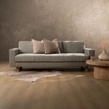 Clarkson 3-Seater Fabric Couch - Forest Ash - 2