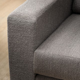 Clarkson 3-Seater Fabric Couch - Fennel Grey - 5