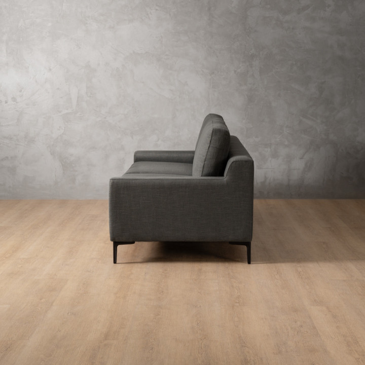 Tulbagh 3-Seater Fabric Couch - Juniper Graphite - 5