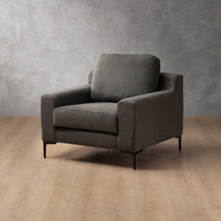 Tulbagh Fabric Armchair - Juniper Graphite - 1