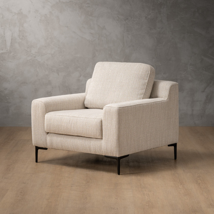Tulbagh Fabric Armchair - Sea Sand - 1