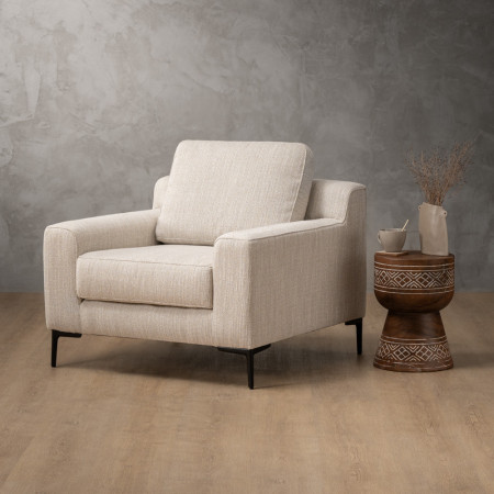Tulbagh Fabric Armchair - Sea Sand