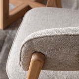 Marbella Fabric Dining Chair - Ivory - 4