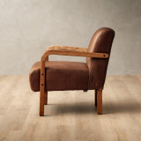 Palmiet Leather Armchair - Blackwood - Butterscotch - 3