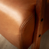 Palmiet Leather Armchair - Blackwood - Ginger - 7