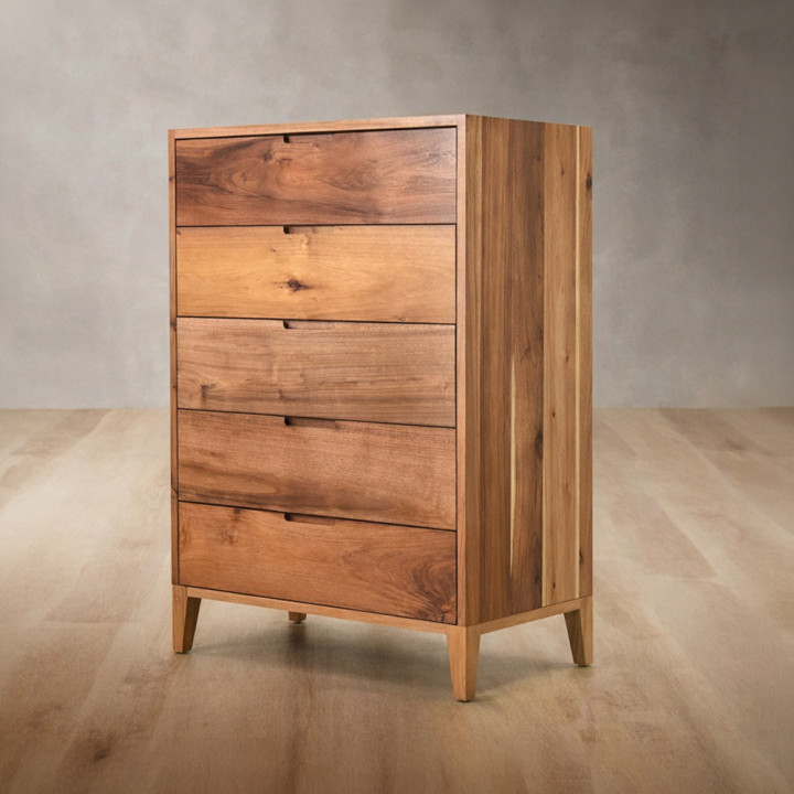 Cape Town Chest of Drawers - Blackwood - 1
