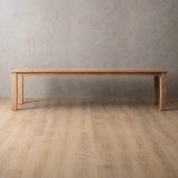 3.0m Linear Dining Table - Oak (1.0m Width) - 1