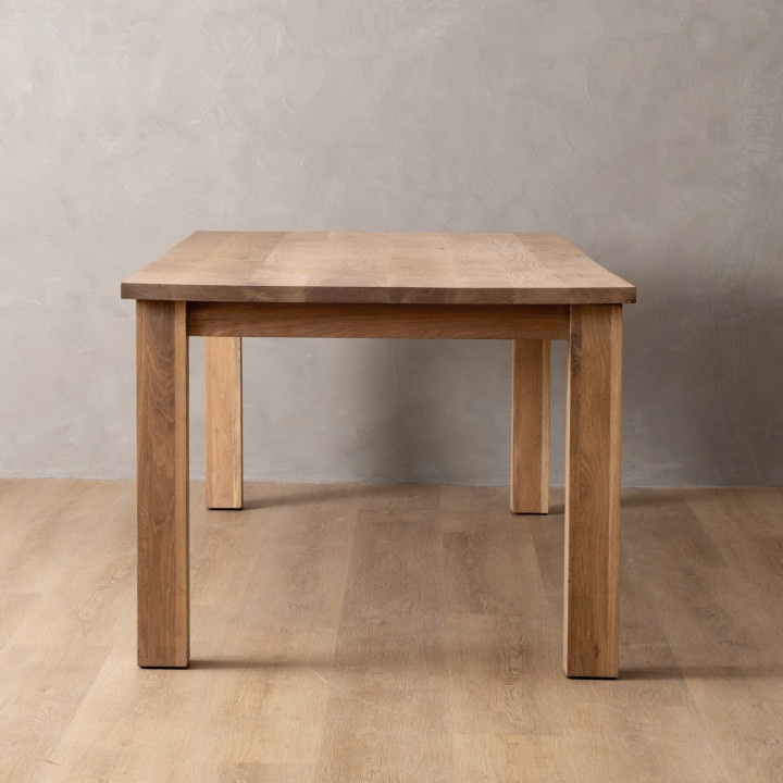3.0m Linear Dining Table - Oak (1.0m Width) - 3