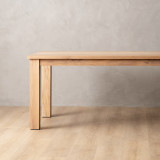3.0m Linear Dining Table - Oak (1.0m Width) - 4