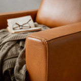Hamlet Leather Armchair - Ginger - 3