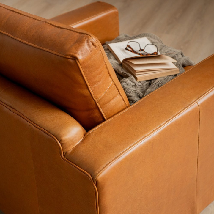 Hamlet Leather Armchair - Ginger - 4