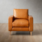 Hamlet Leather Armchair - Ginger - 5