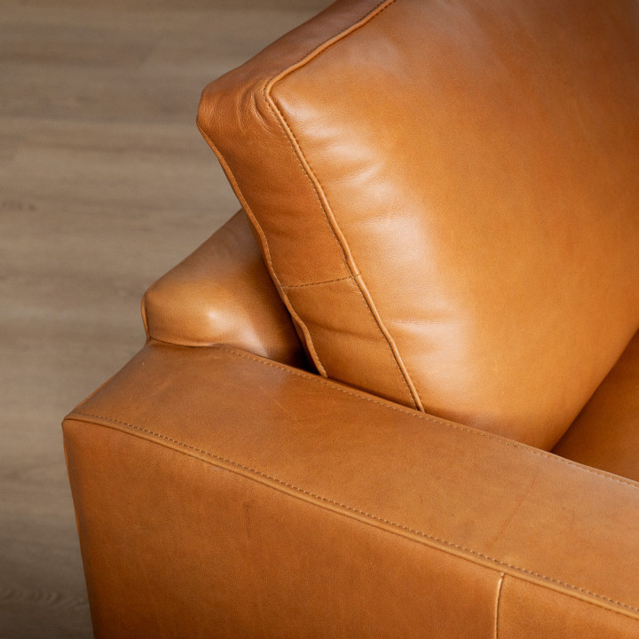 Hamlet Leather Armchair - Ginger - 8