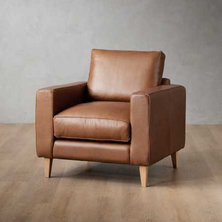 Hamlet Leather Armchair - Butterscotch