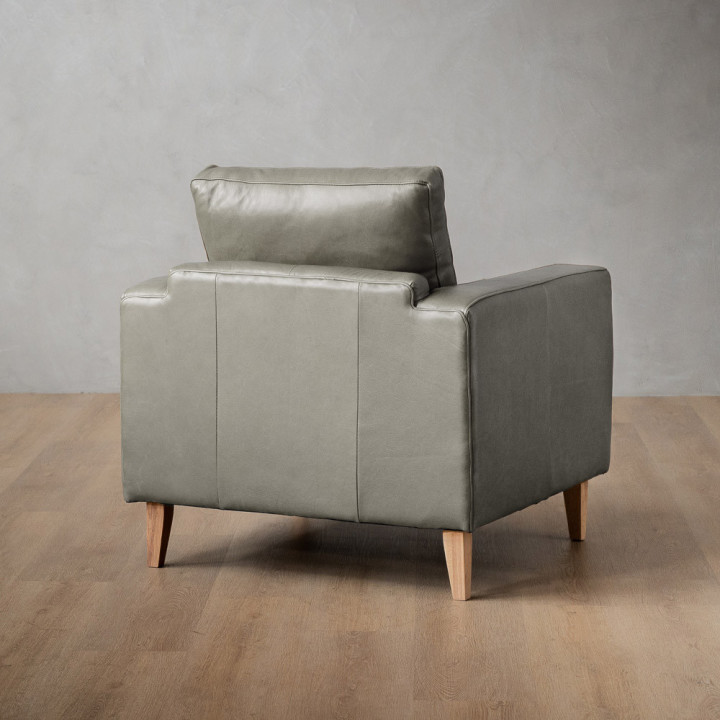 Hamlet Leather Armchair - Pepper - 3