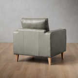 Hamlet Leather Armchair - Pepper - 3