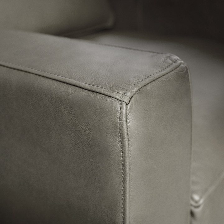 Hamlet Leather Armchair - Pepper - 4