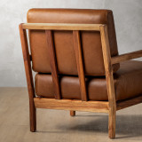 Vrede Leather Armchair - Blackwood - Butterscotch - 8