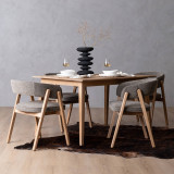 Marbella Fabric Dining Chair - Fossil - 2