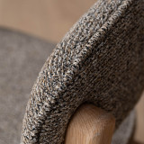 Marbella Fabric Dining Chair - Fossil - 11