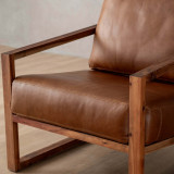 Clarens Leather Armchair - Blackwood - Butterscotch - 7