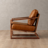 Clarens Leather Armchair - Blackwood - Ginger - 6
