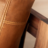 Clarens Leather Armchair - Blackwood - Ginger - 10