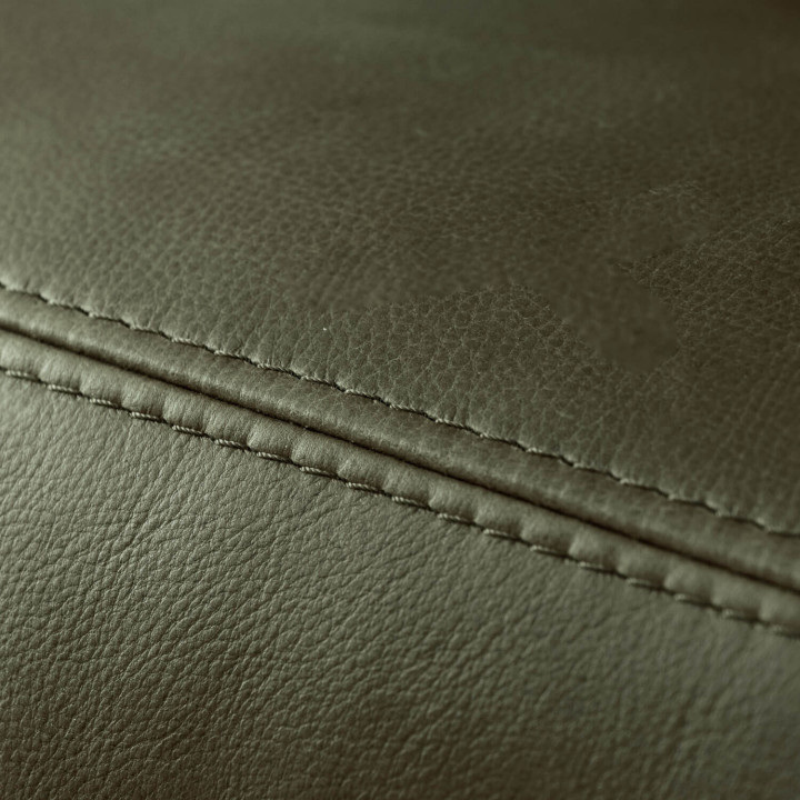Clarens Leather Armchair - Blackwood - Olive - 9