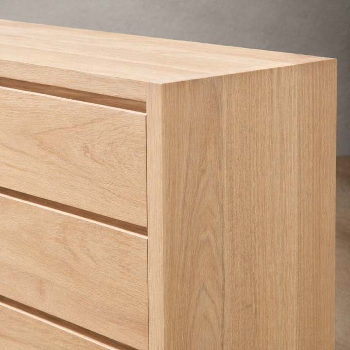 Linear Chest of Drawers - Oak - 3