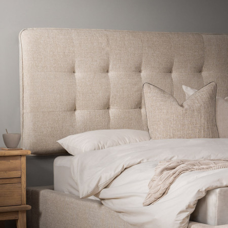Ravelin Queen Headboard - Latté