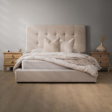 Ravelin Queen Headboard - Latté - 2