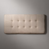Ravelin Queen Headboard - Latté - 4
