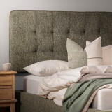 Ravelin Queen Headboard - Stoneweave Green - 1