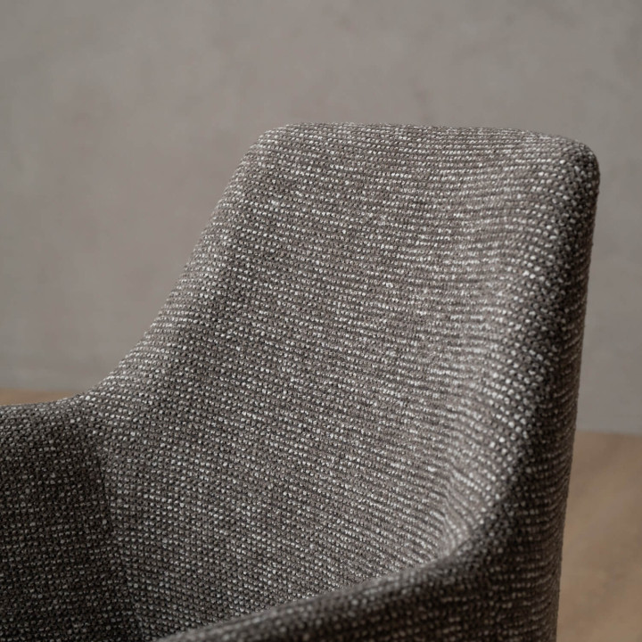 Payson Fabric Dining Chair - Pebble - 8