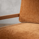 Vrede Fabric Armchair - Oak - Honey Wave - 10