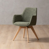 Payson Fabric Dining Chair - Thyme - 1