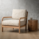 Vrede Fabric Armchair - Oak - Petra Birch - 3
