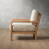 Vrede Fabric Armchair - Oak - Petra Birch - 6