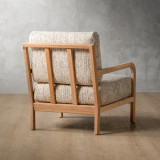 Vrede Fabric Armchair - Oak - Petra Birch - 7