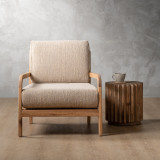 Vrede Fabric Armchair - Oak - Petra Seadune - 2