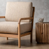 Vrede Fabric Armchair - Oak - Petra Seadune - 4