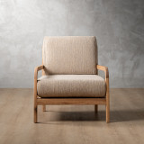 Vrede Fabric Armchair - Oak - Petra Seadune - 5