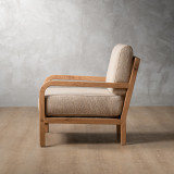 Vrede Fabric Armchair - Oak - Petra Seadune - 6