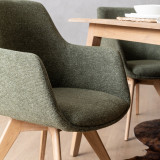 Payson Fabric Dining Chair - Thyme - 3