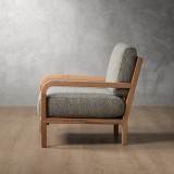 Vrede Fabric Armchair - Oak - Petra Sparrow - 6
