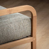 Vrede Fabric Armchair - Oak - Petra Sparrow - 9